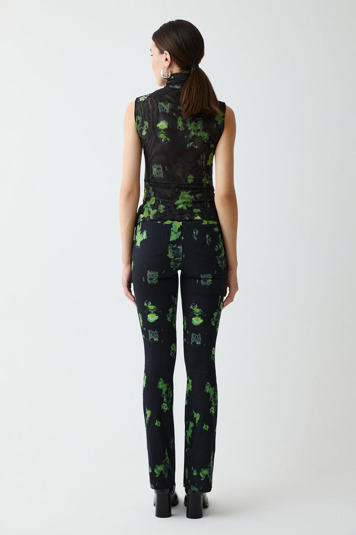 Sage Flared Trousers