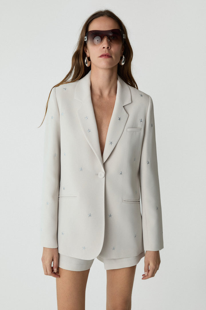 Star Blazer Beige