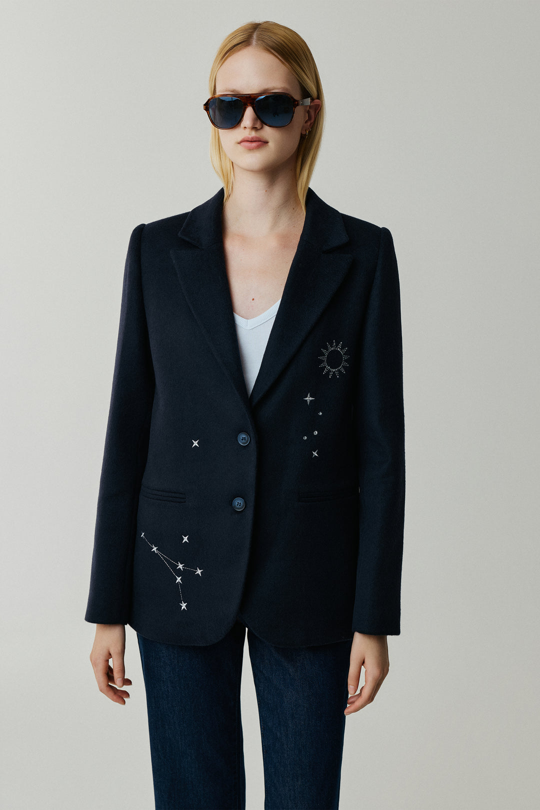 Winter Blazer Lacivert
