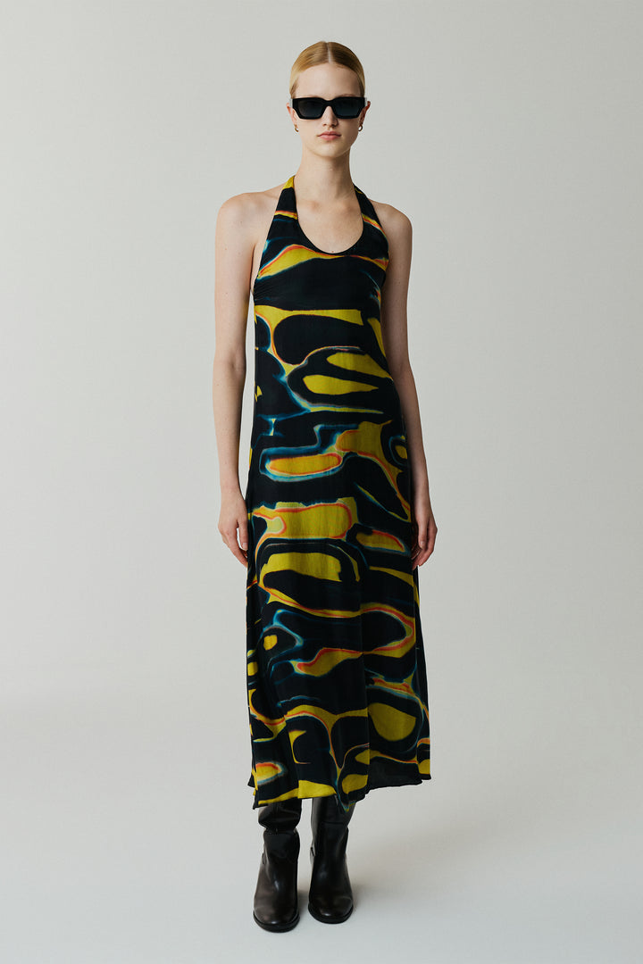 Lumen Halter Dress