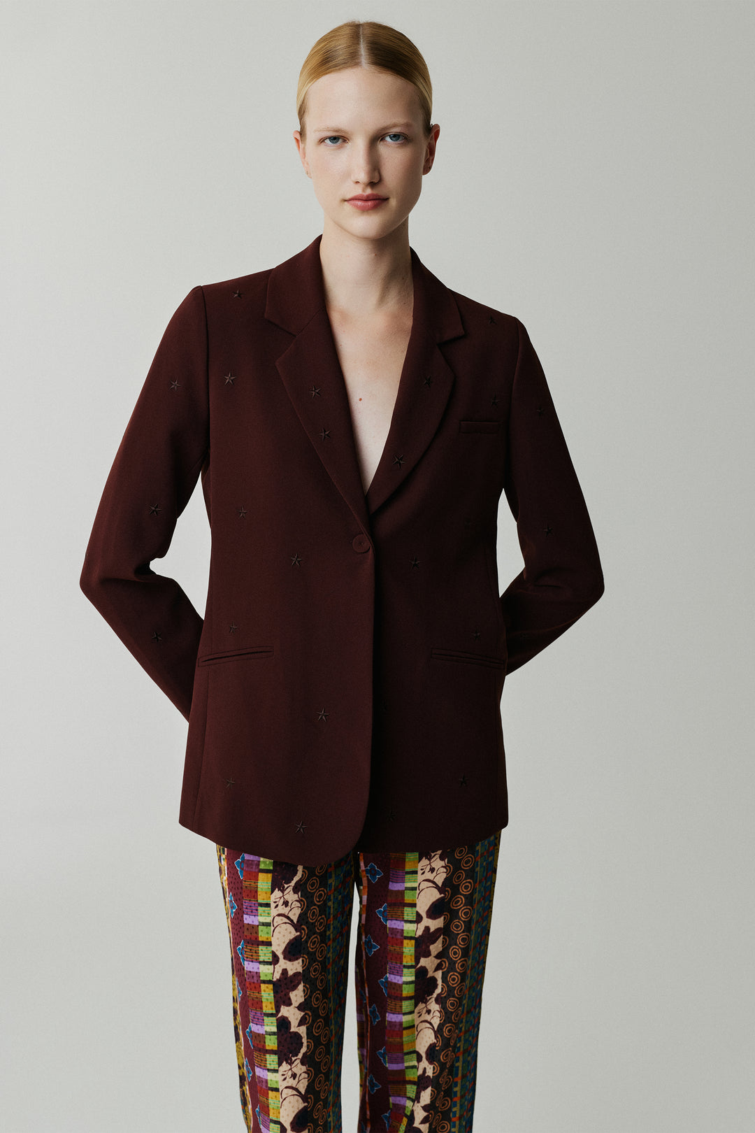 Star Blazer Maroon