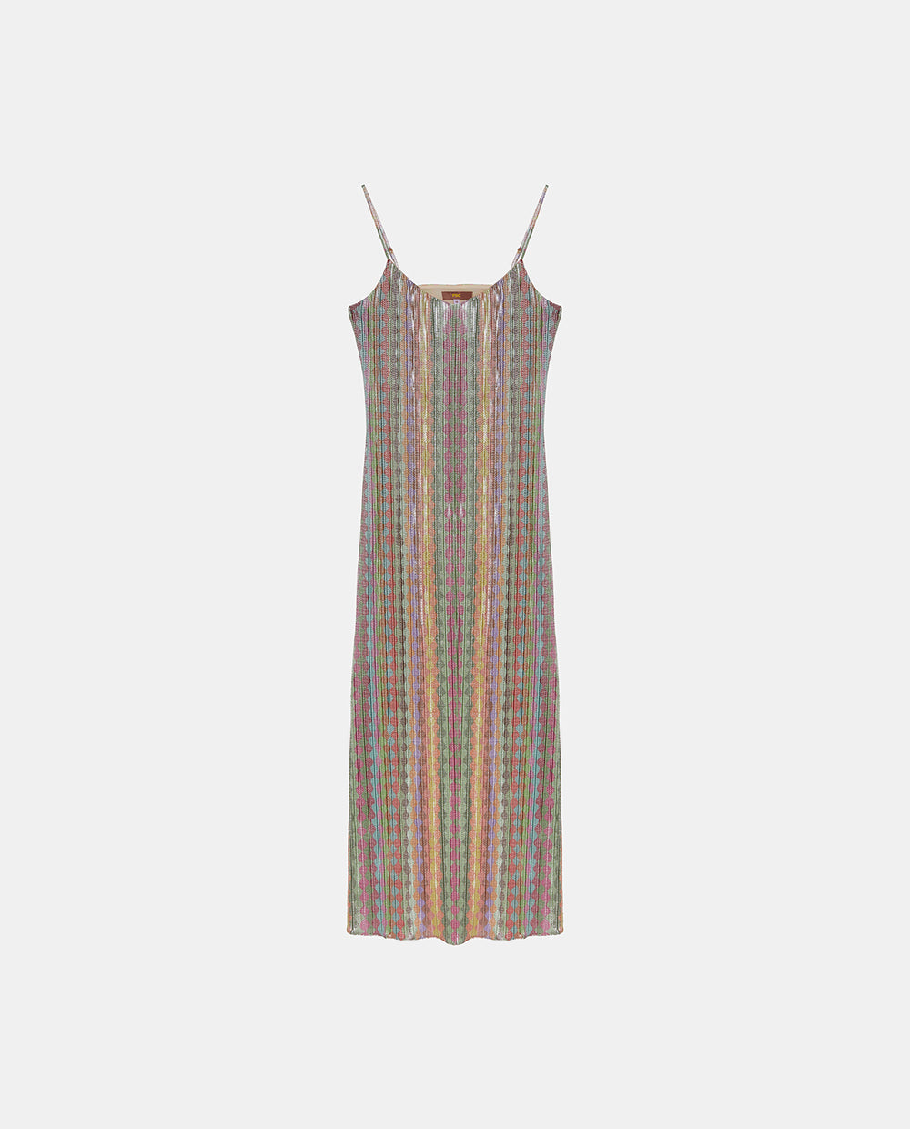 Shiny Wave Maxi Dress