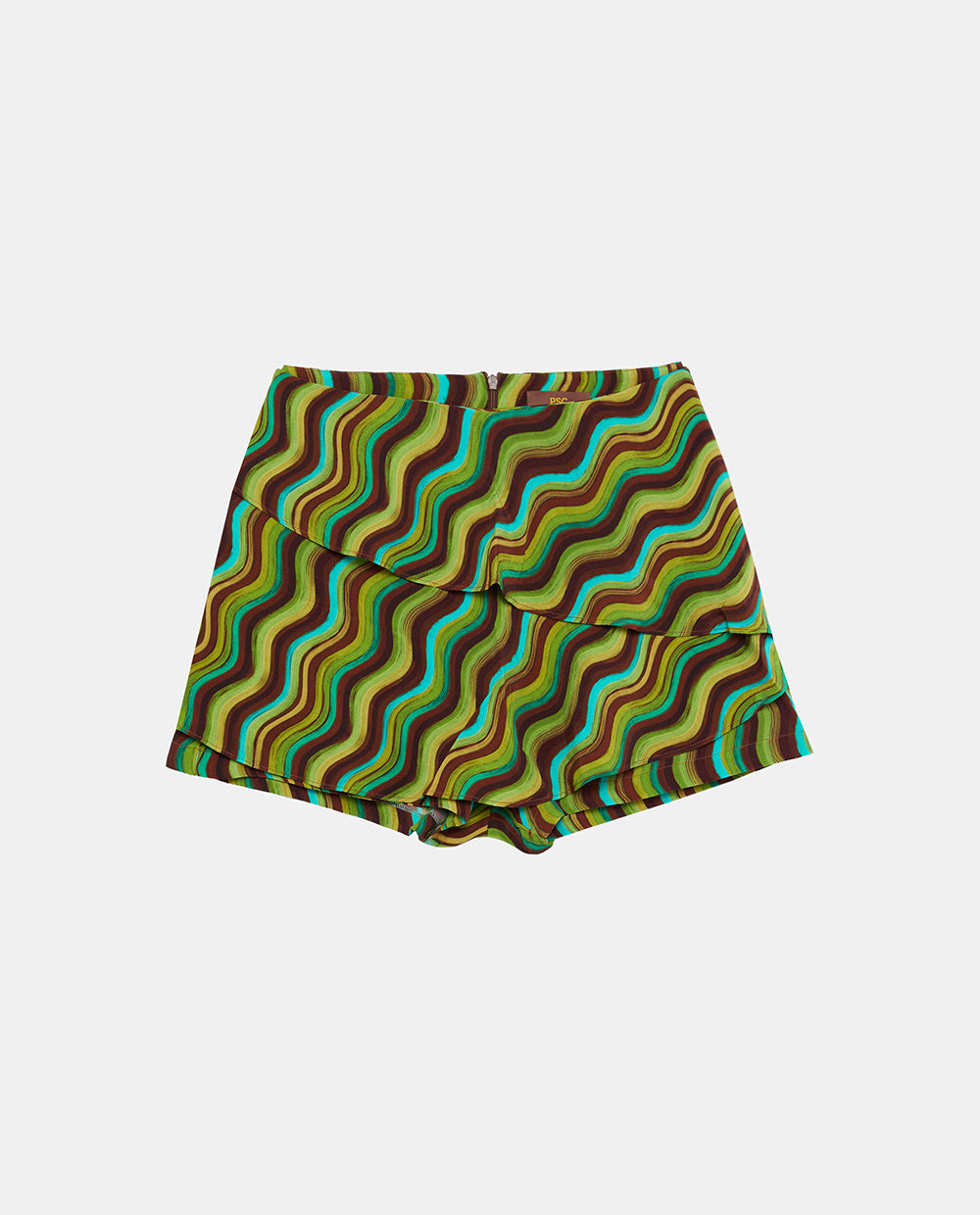 Wave Green Skort