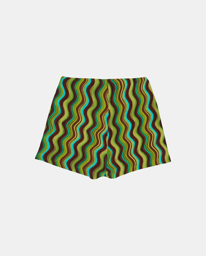 Wave Green Skort