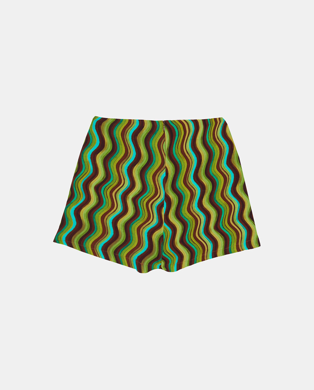 Wave Green Skort