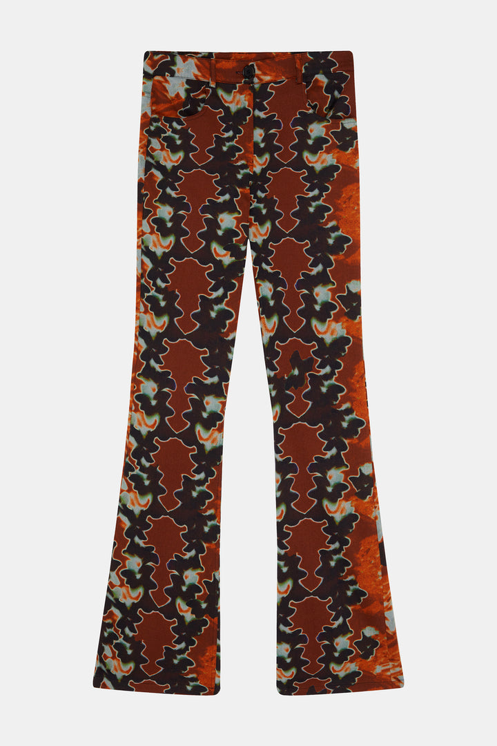 Wild Flora Flared Trousers
