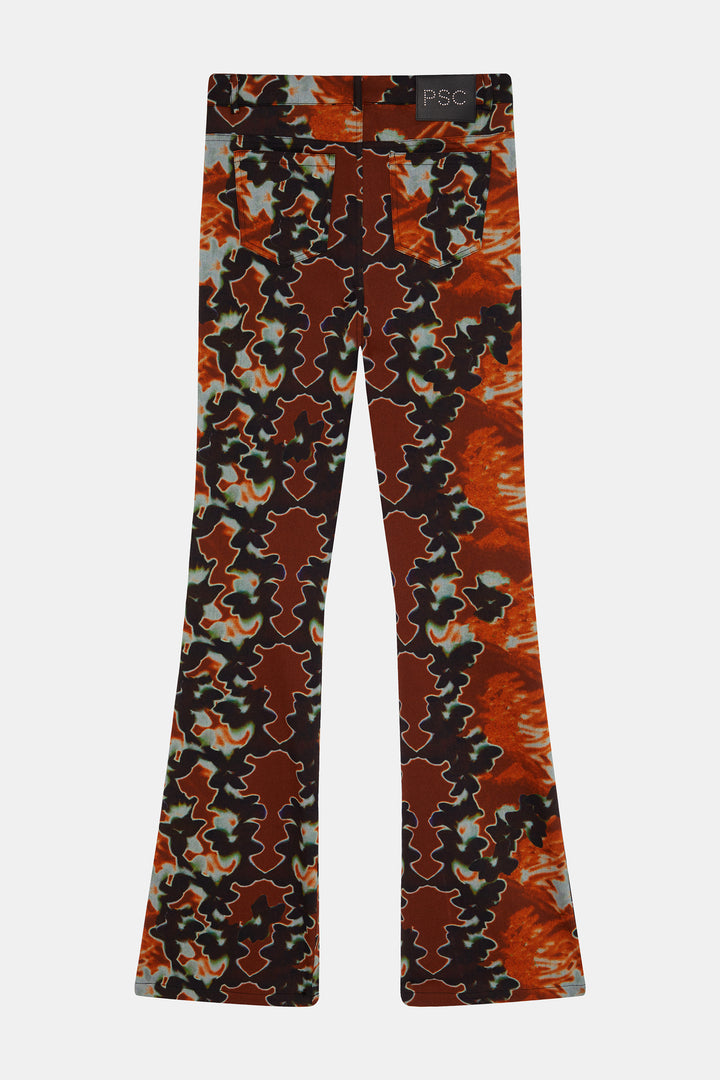 Wild Flora Flared Trousers