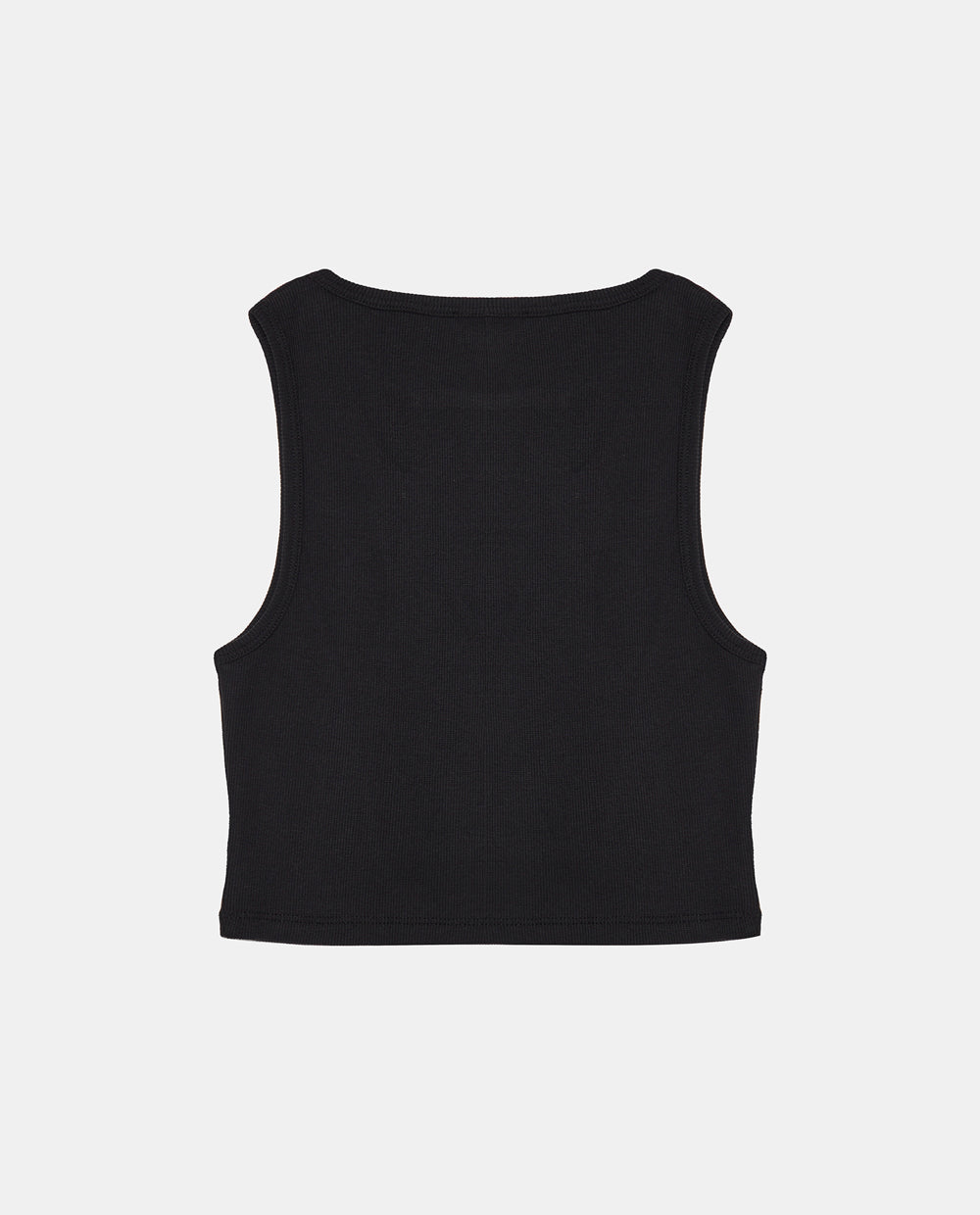 LATE CHECKOUT BLACK TANK TOP