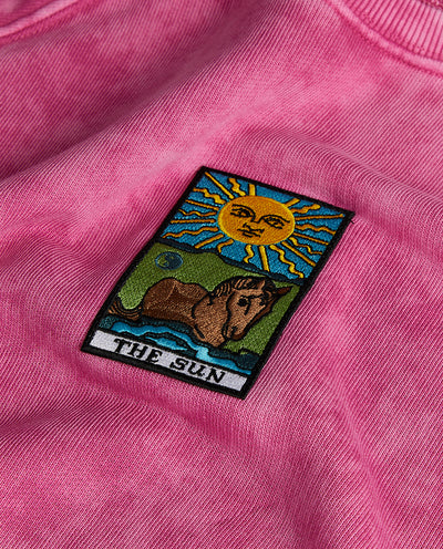 THE SUN PINK SWEATSHIRT