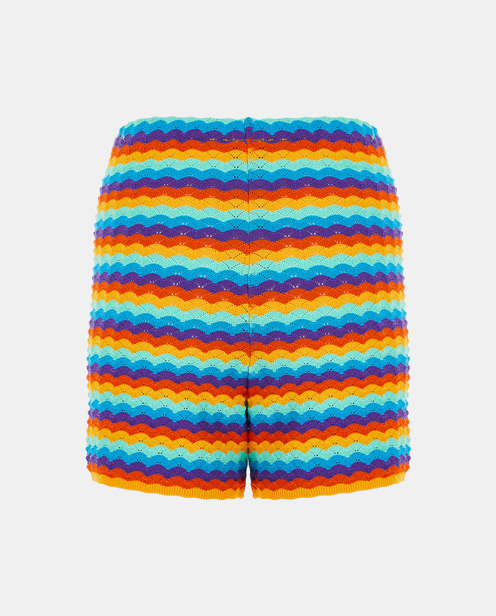 WAVY KNITTED SHORTS