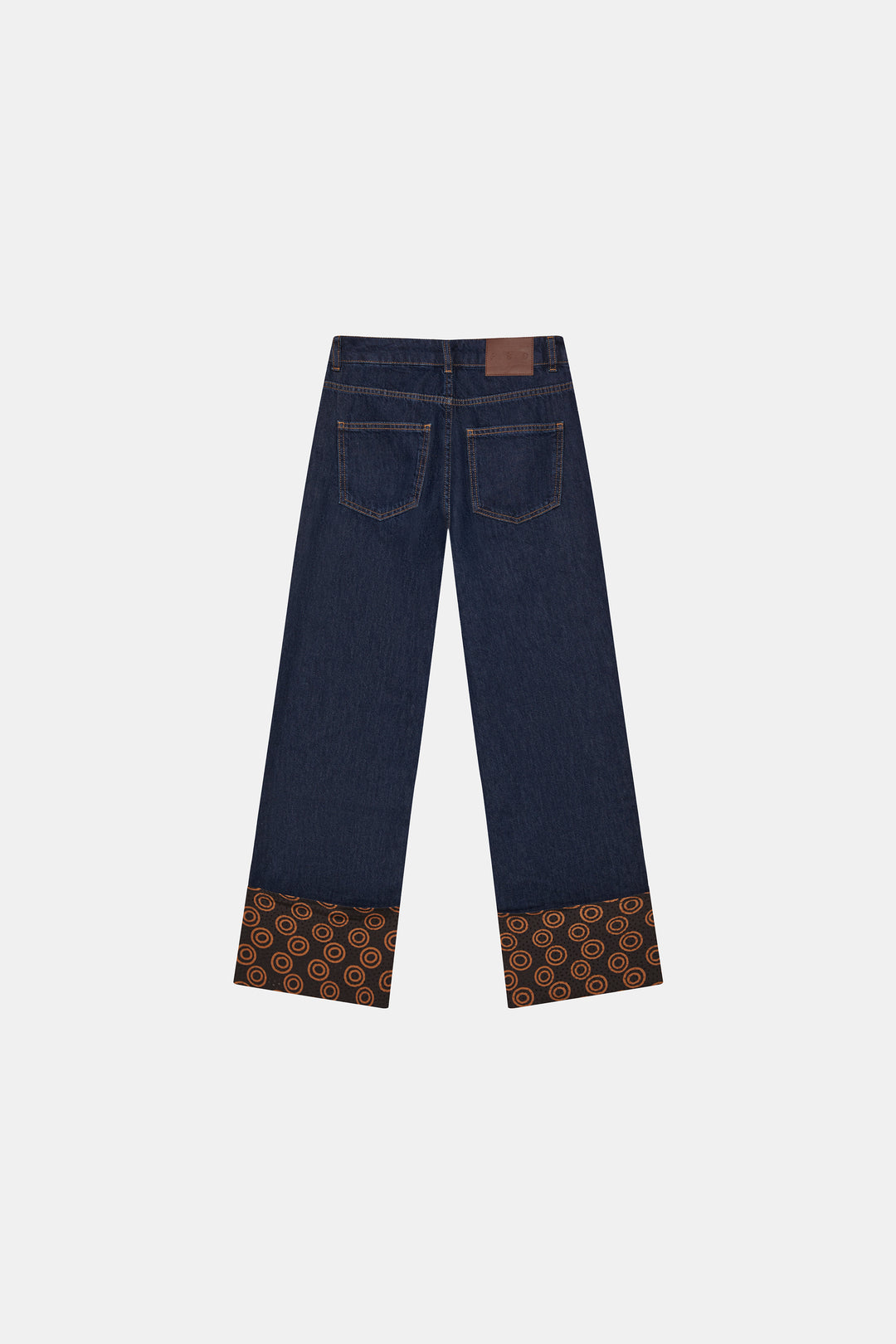 Spiral Cuffed Jeans