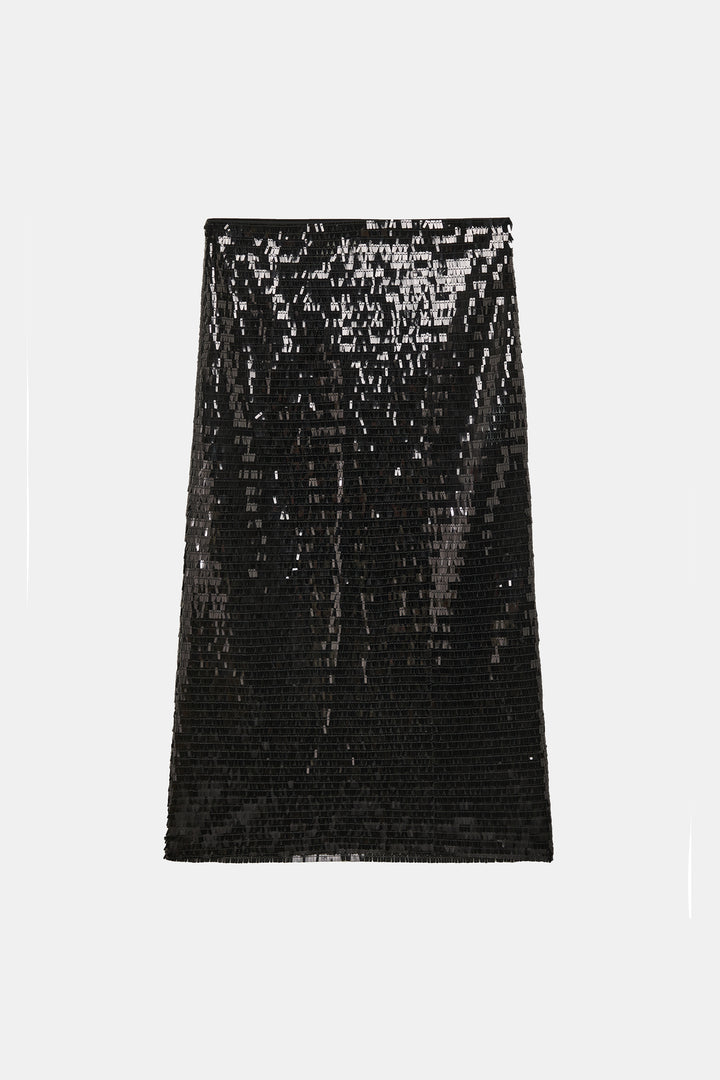 Sable Sequin Skirt