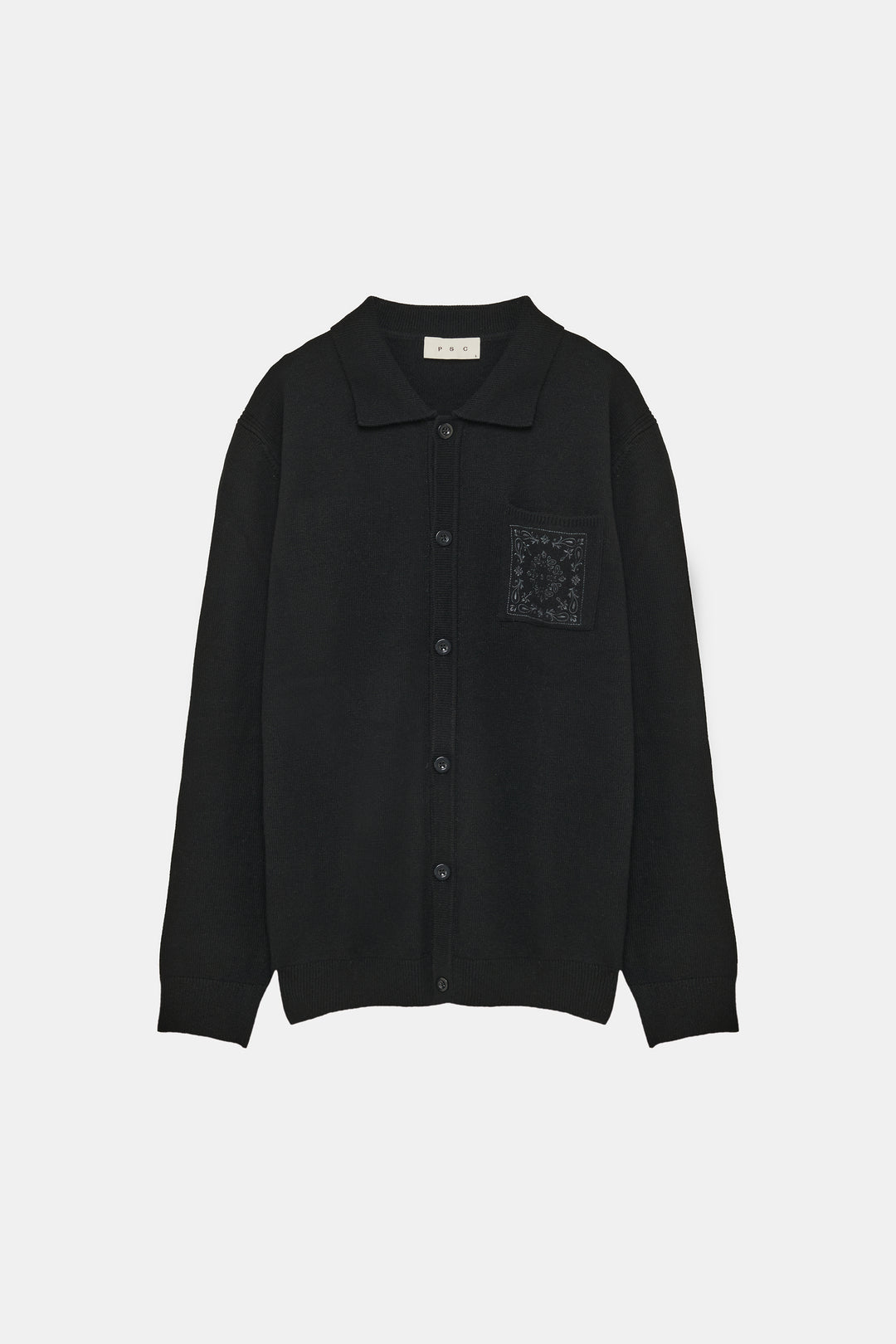 Paisley Cardigan Black