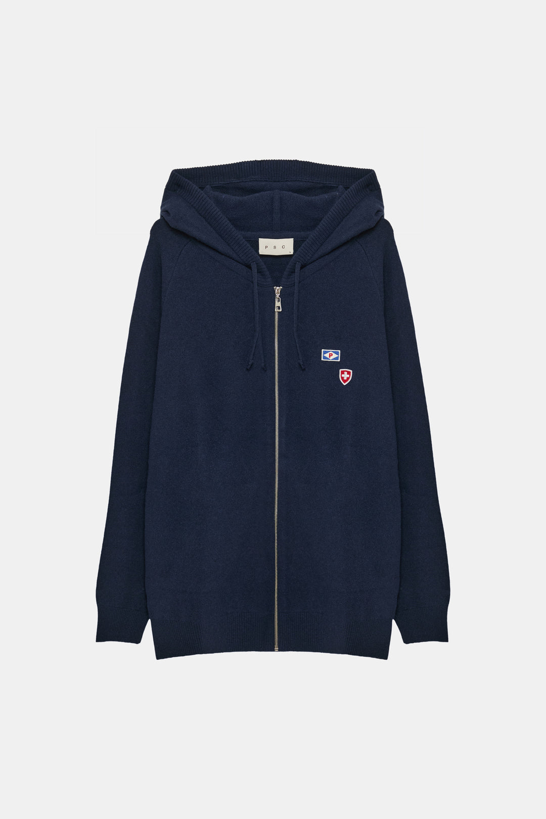 Flag Knit Zipped Hoodie