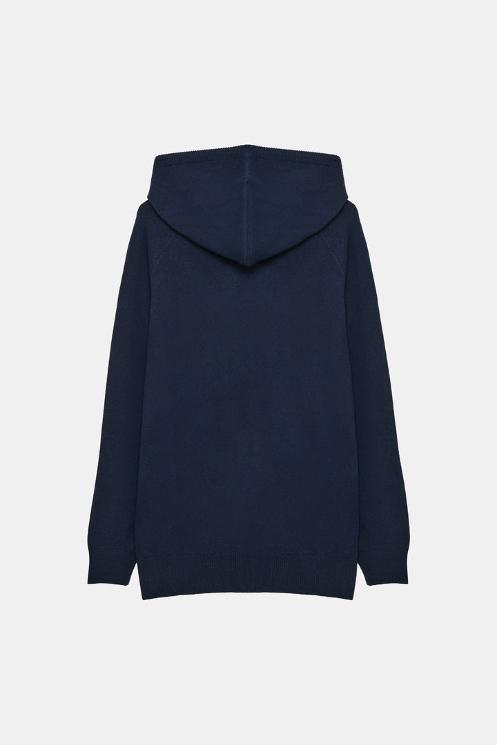 Flag Knit Zipped Hoodie