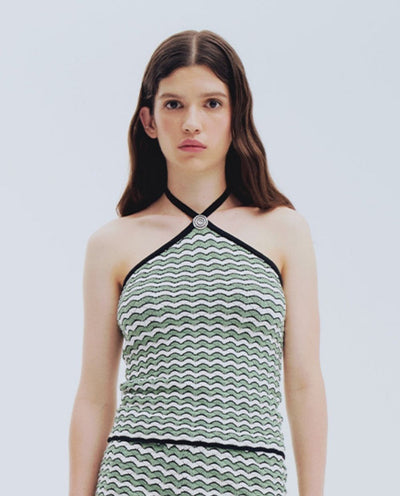Green Knitted Top