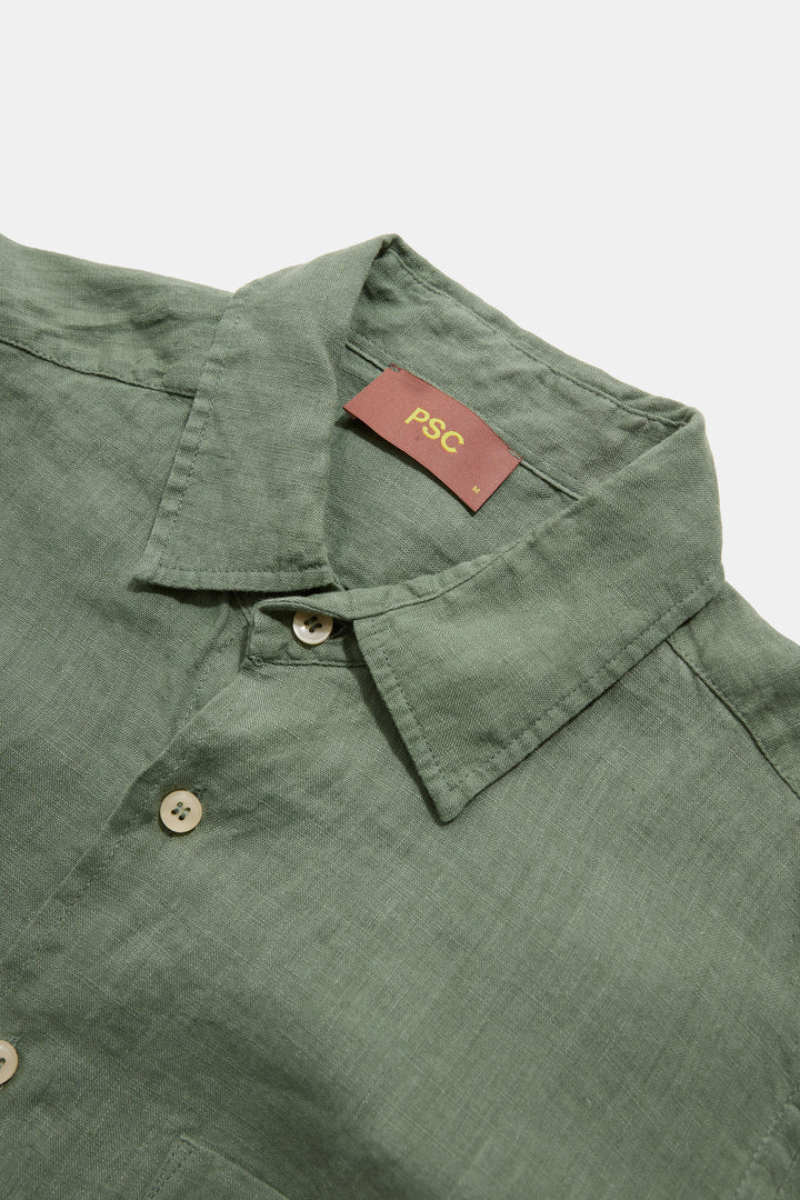 Sage Linen Shirt
