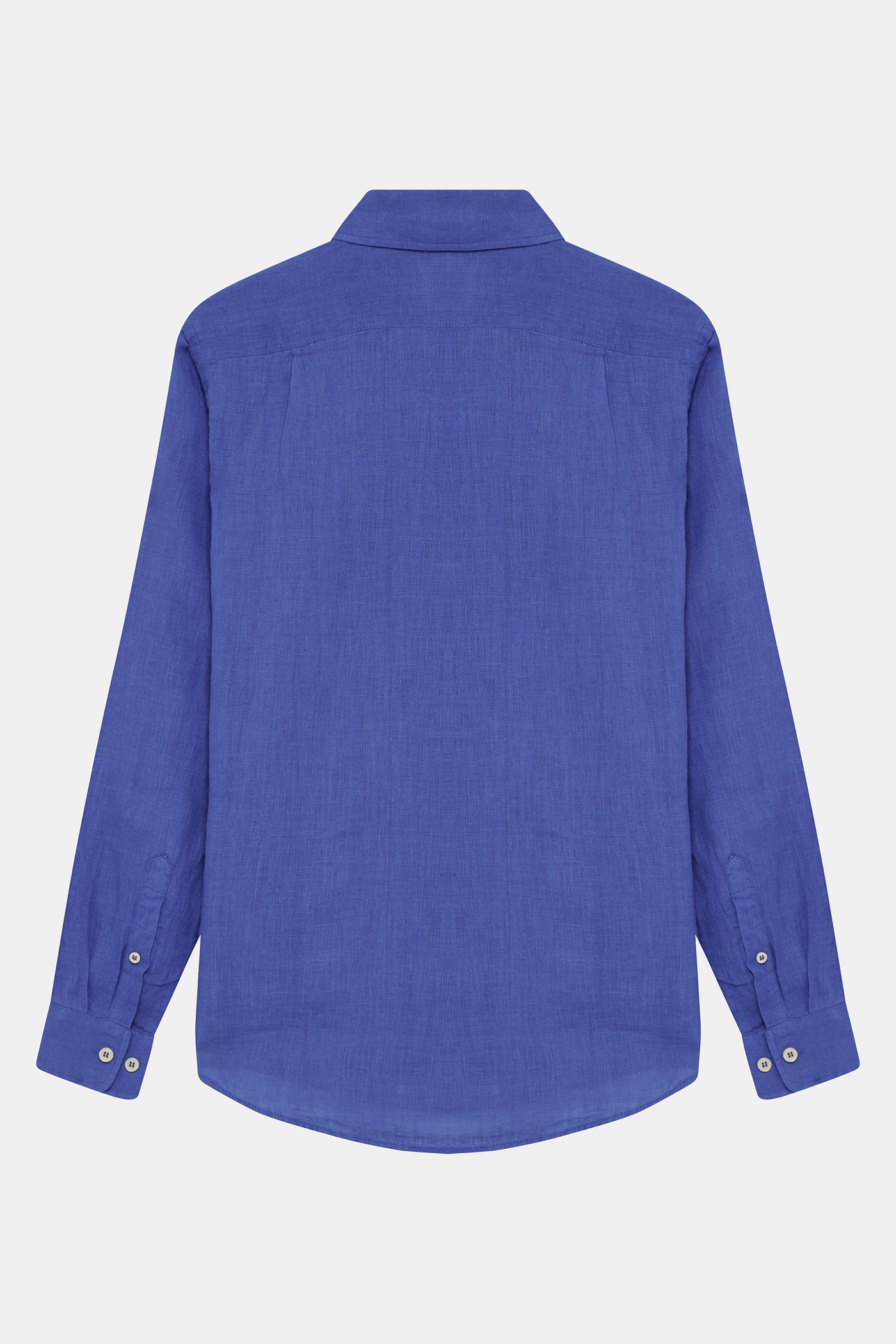 Blue Linen Men Shirt