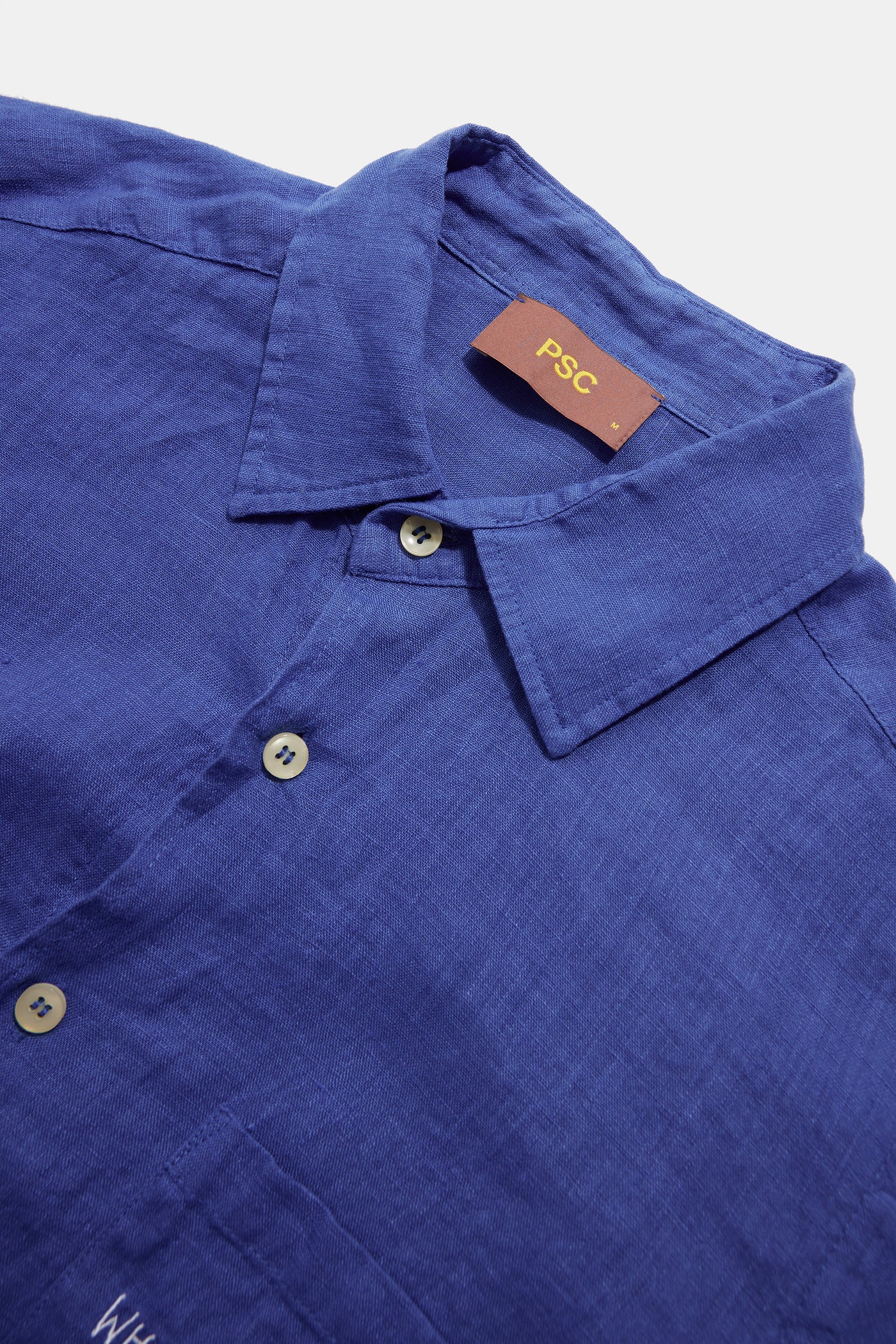 Blue Linen Men Shirt