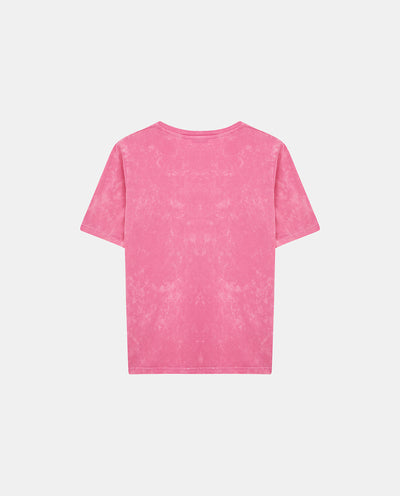 HOME PINK WASHED T-SHIRT