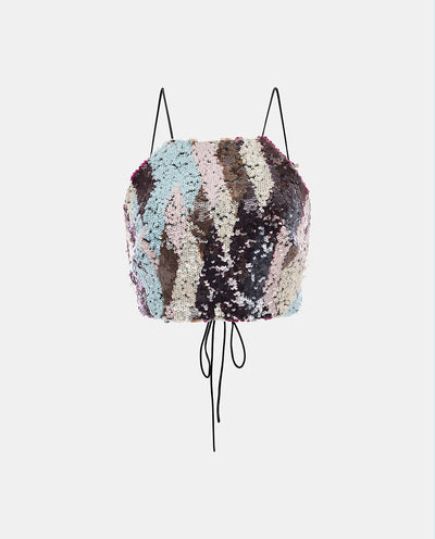 PASTEL SEQUIN TOP
