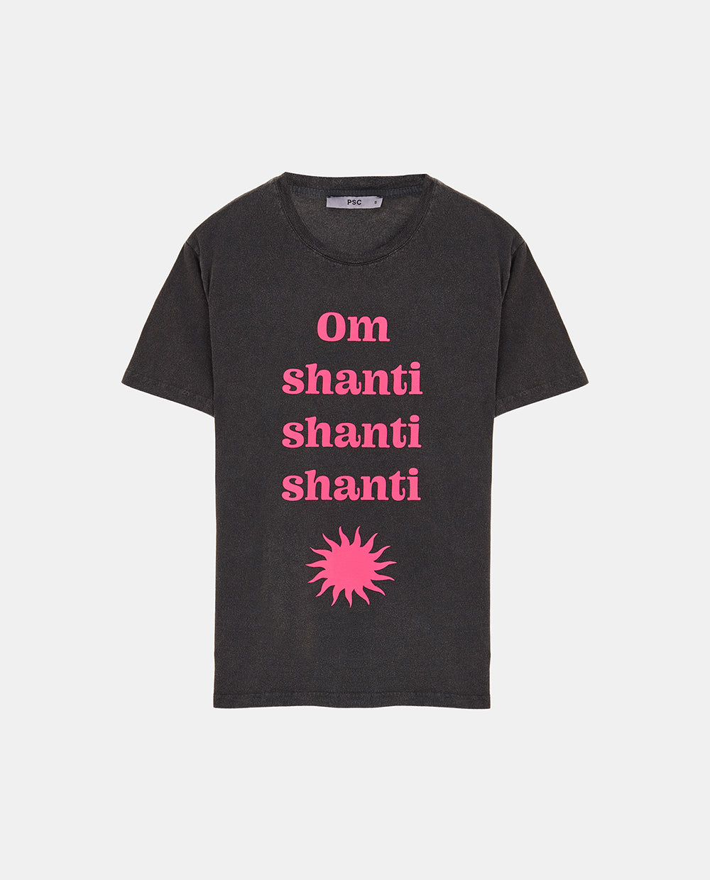 OM SHANTI ACID T-SHIRT