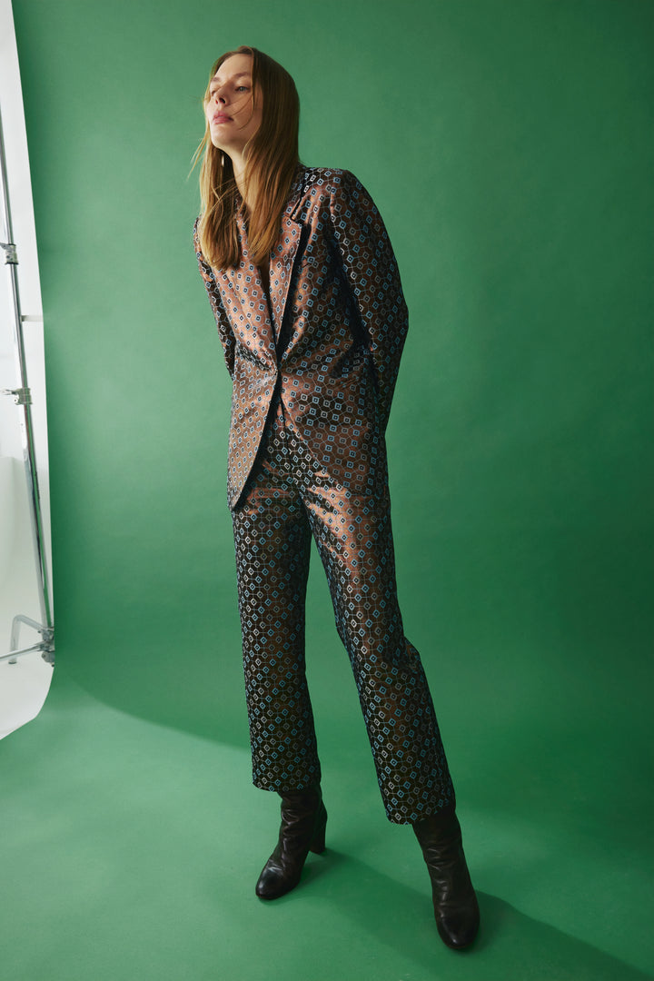 Geo Shine Blazer