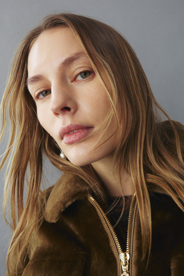 Olive Leather Jacket