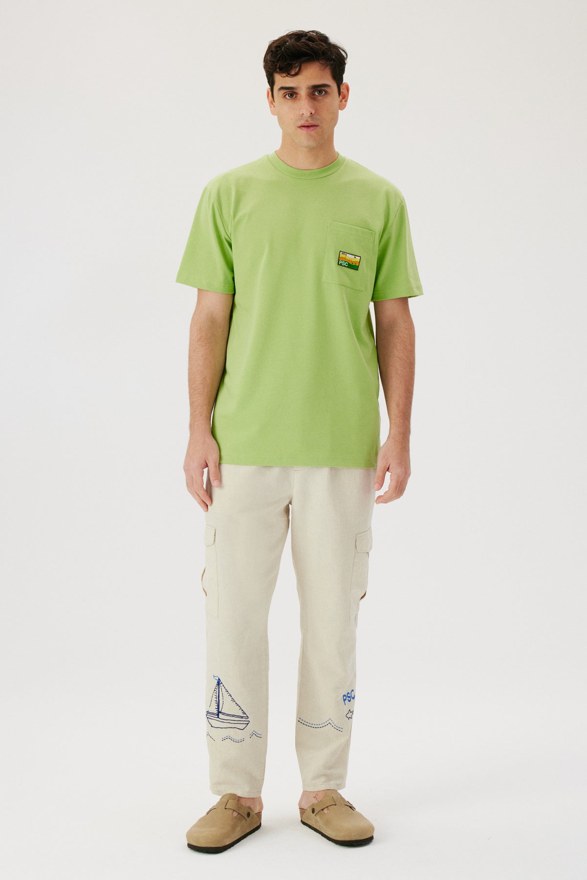 GREEN POCKET MEN T-SHIRT