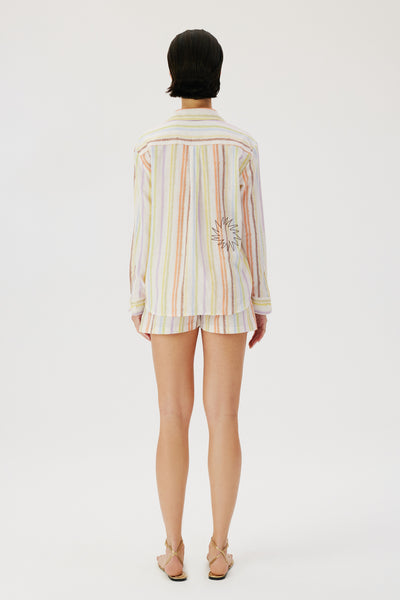 Organic Stripe Shorts