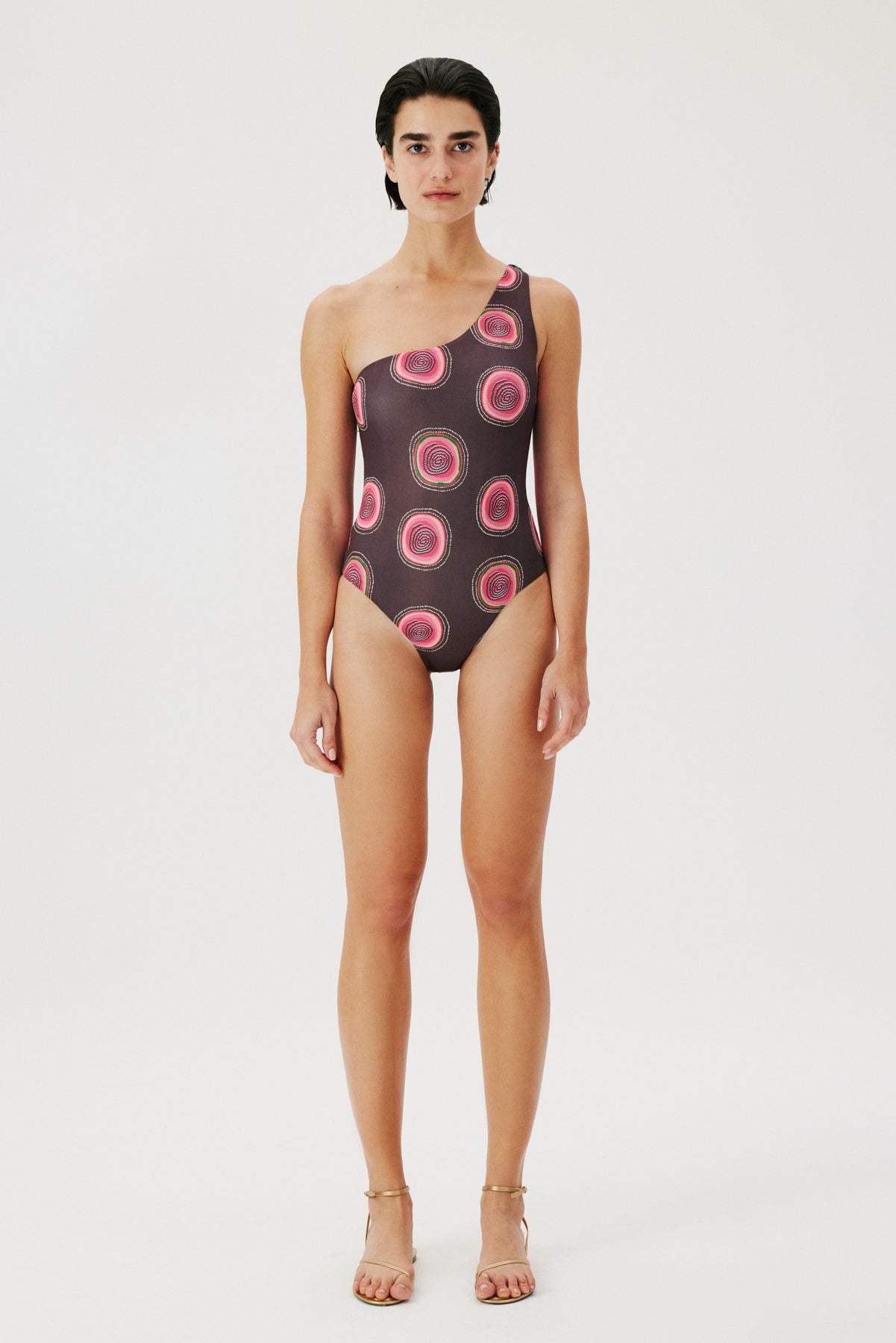 PINK SWIRL SWIMSUIT