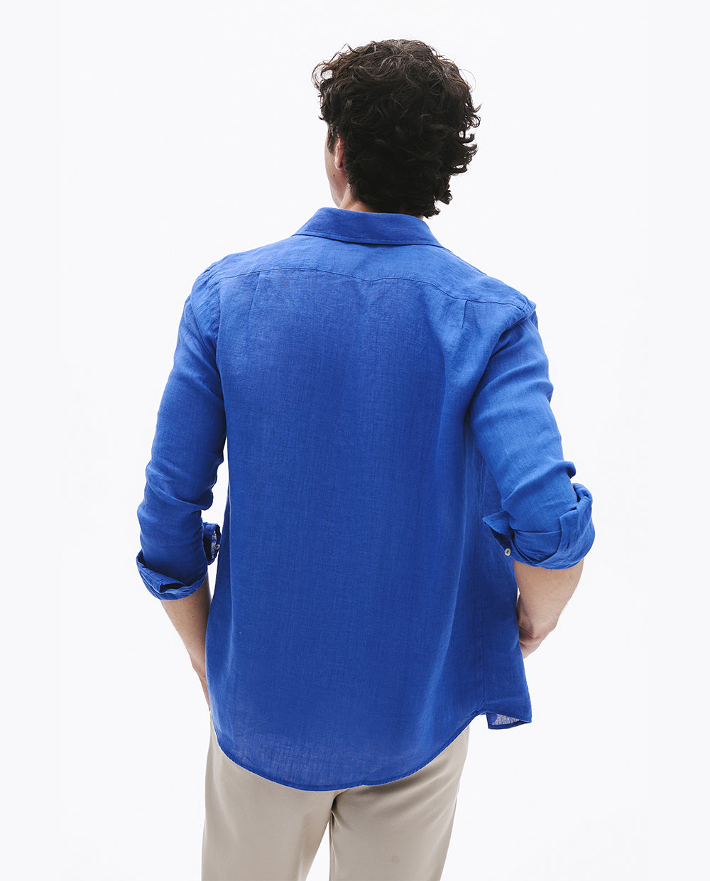 Blue Linen Shirt