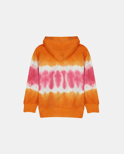 SMILEY TIE DYE KIDS HOODIE