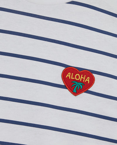 ALOHA STRIPED KIDS LONG SLEEVE