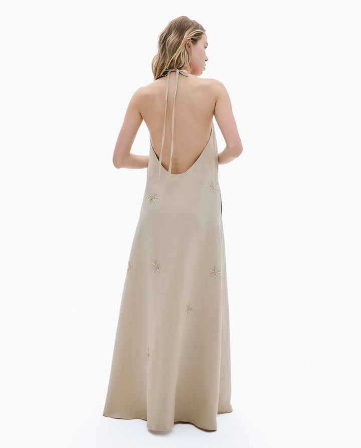 Stone Linen Dress