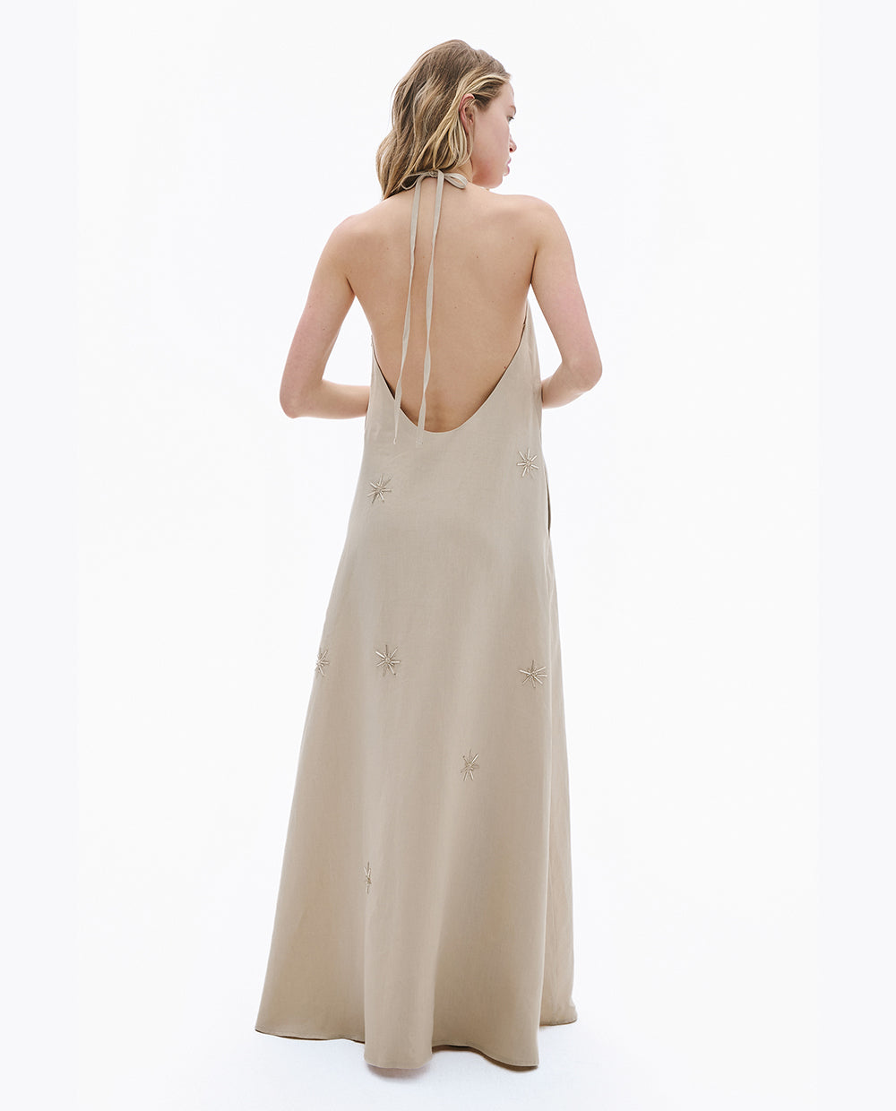 Stone Linen Dress
