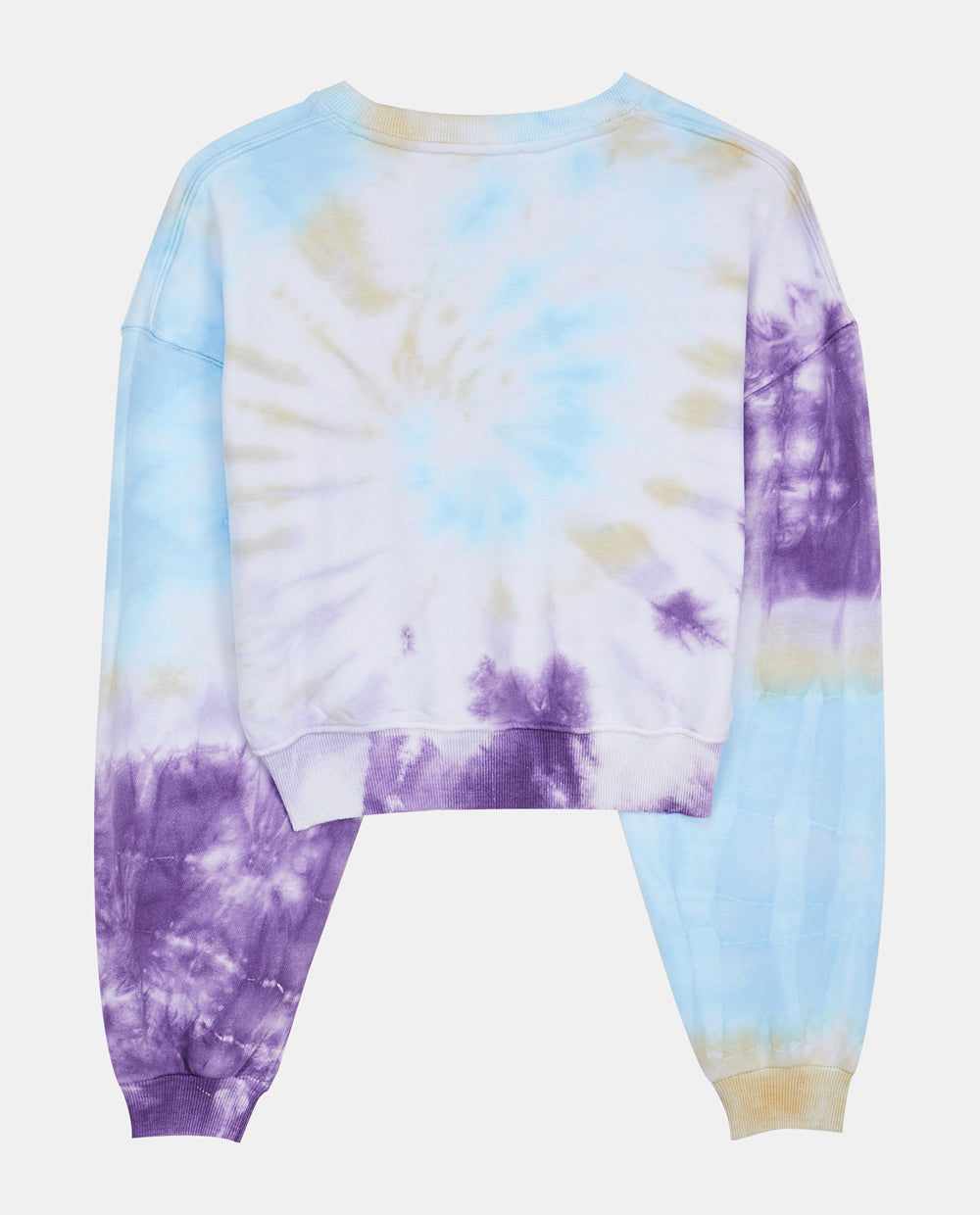 TIE DYE CROPPED SWEATSHIRT