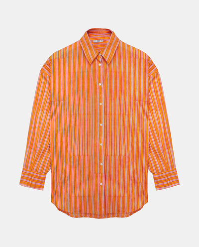 INDIA PINK STRIPED SHIRT