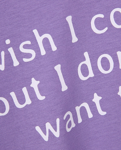 WISH T-SHIRT LILAC KIDS