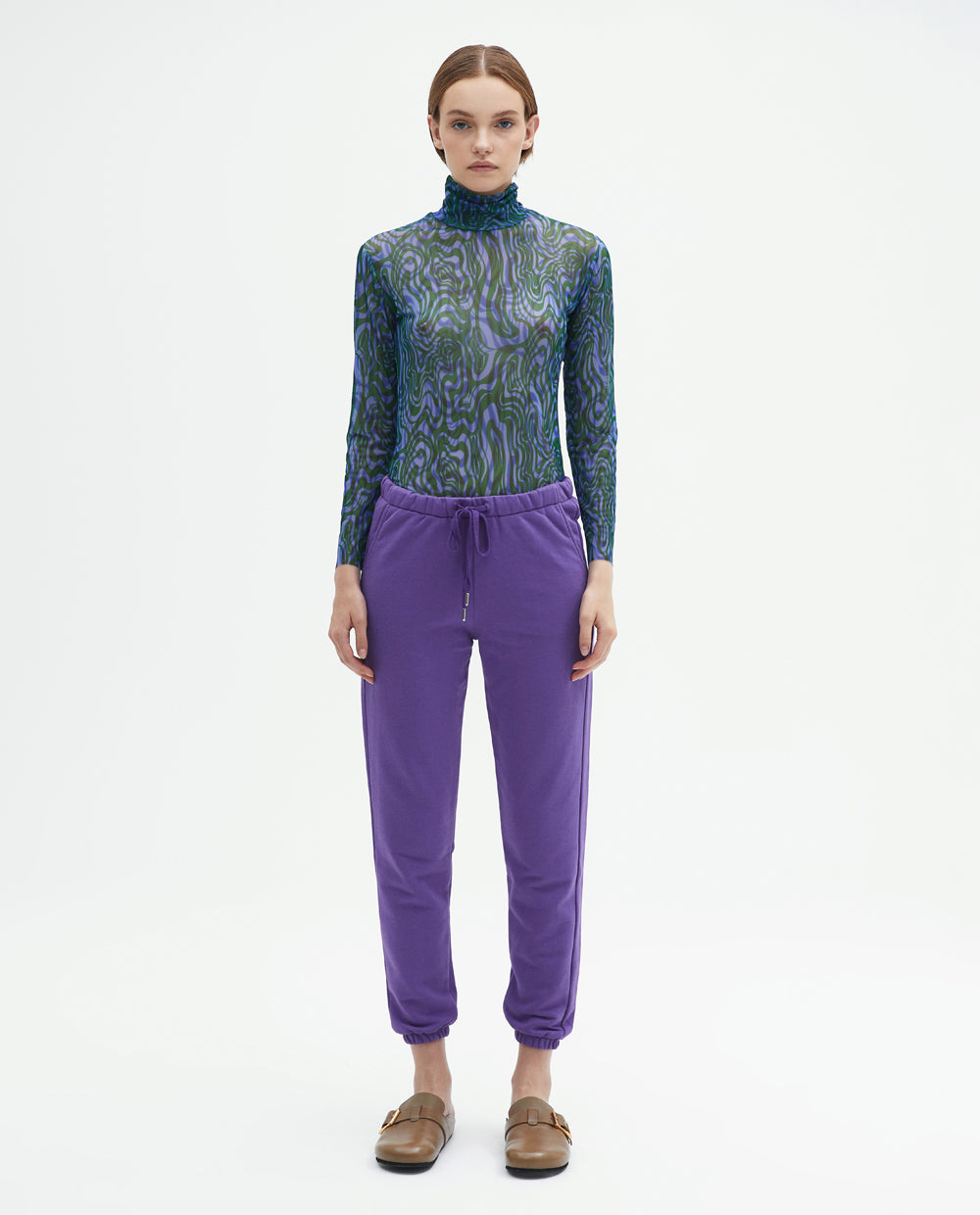 WAVE SECOND SKIN TOP PURPLE