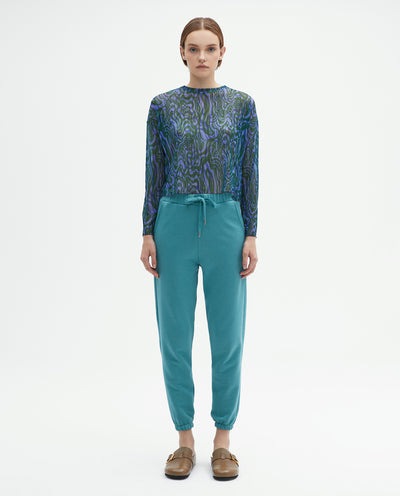 CROPPED WAVE SECOND SKIN TOP PURPLE