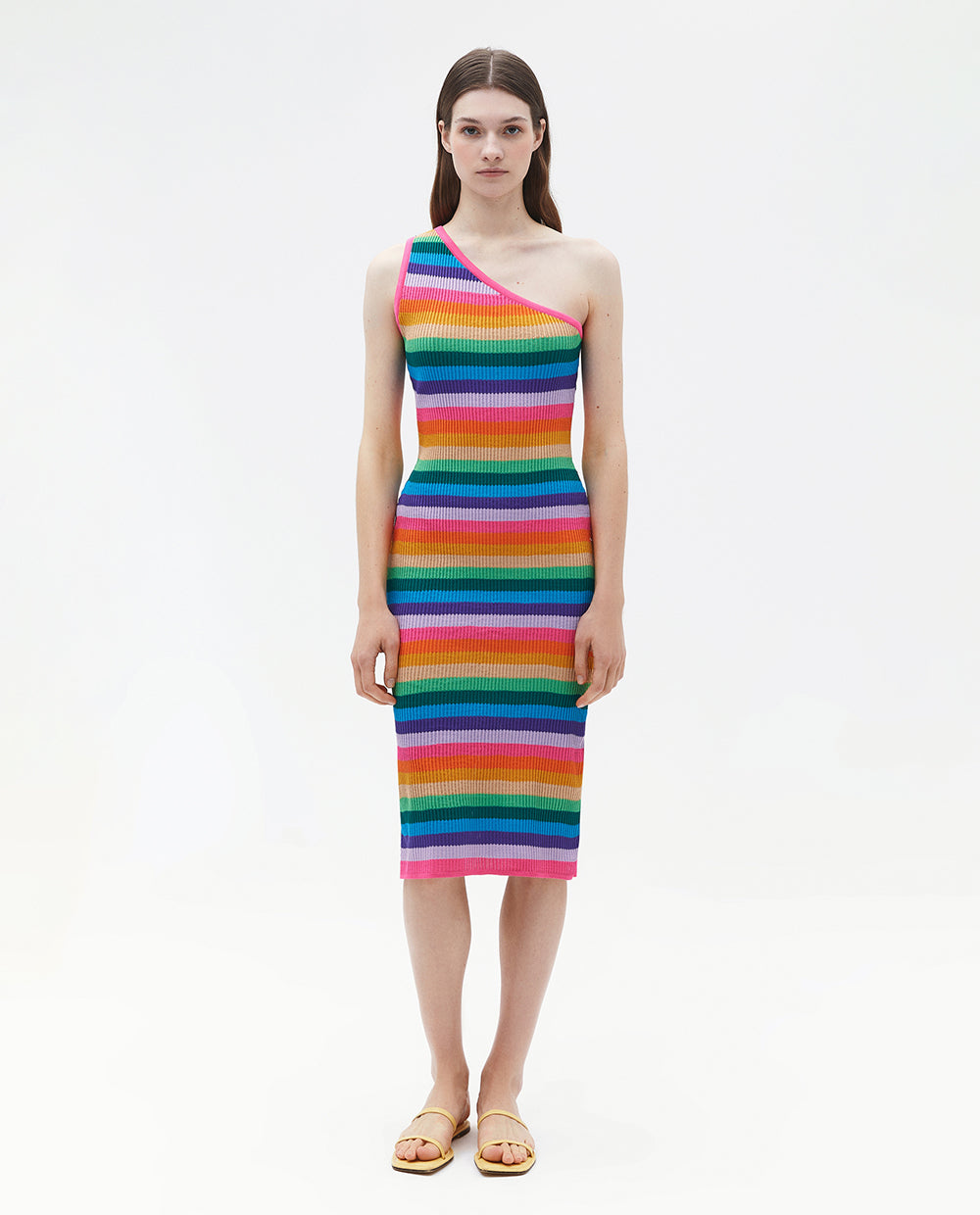 RAINBOW STRIPED DRESS