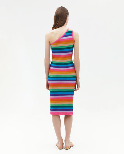 RAINBOW STRIPED DRESS