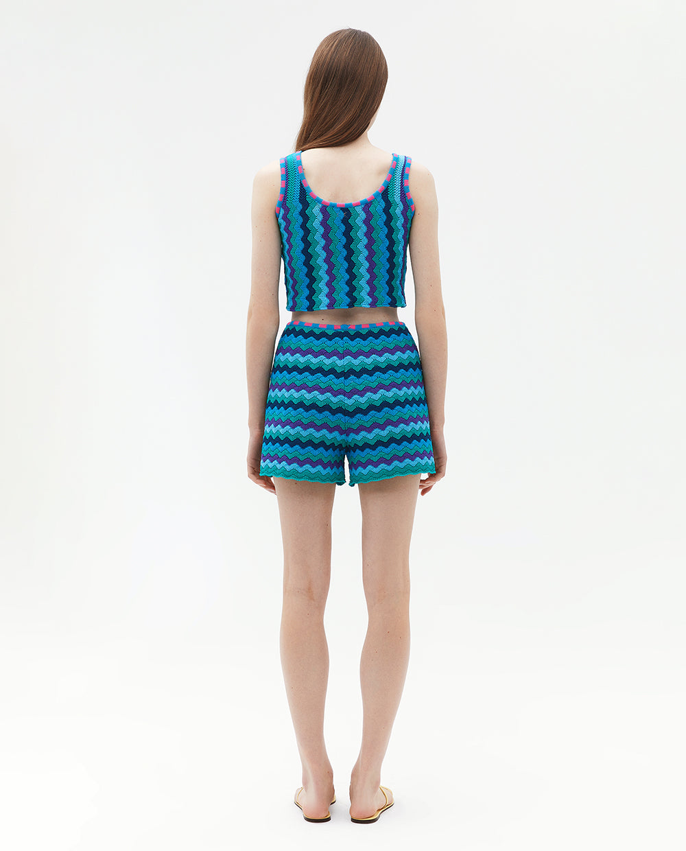 BLUE KNIT TOP