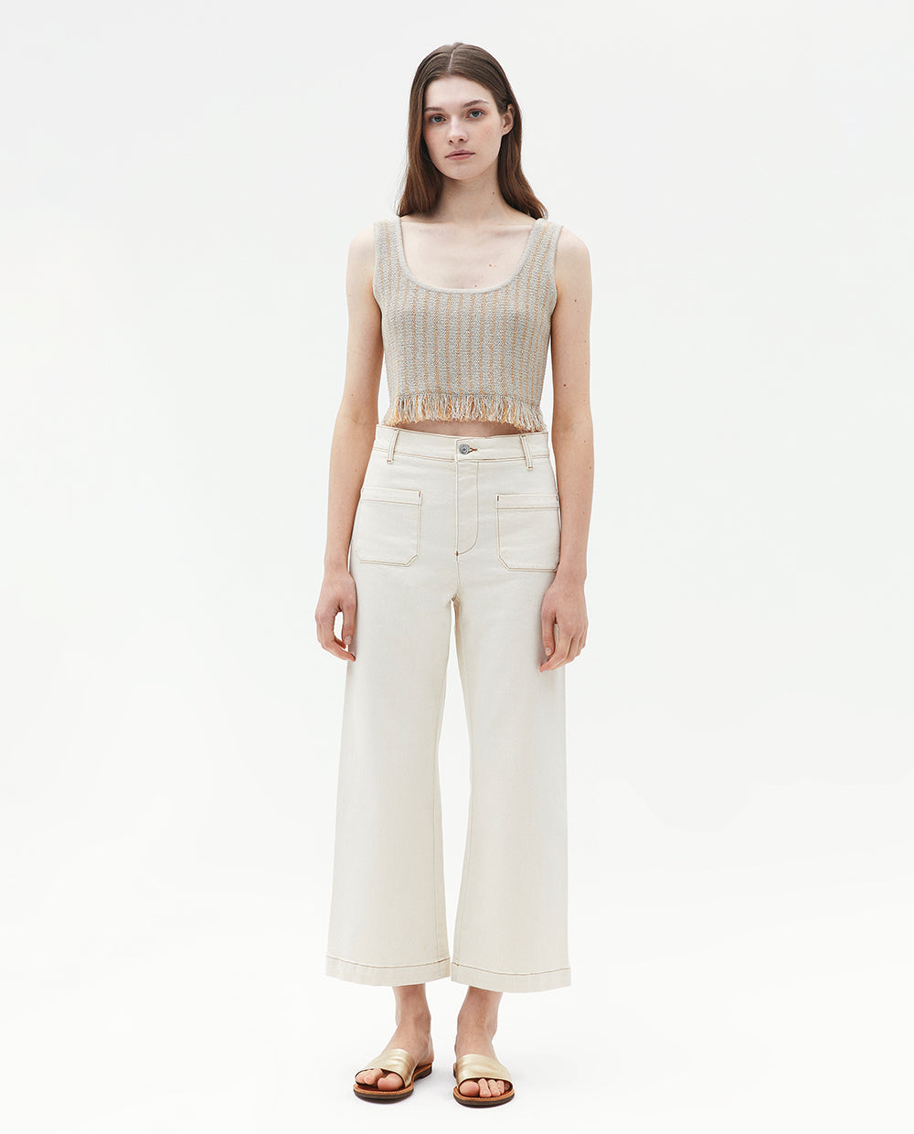 DENIM TROUSERS