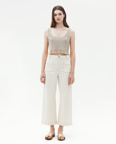 DENIM TROUSERS