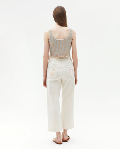 DENIM TROUSERS