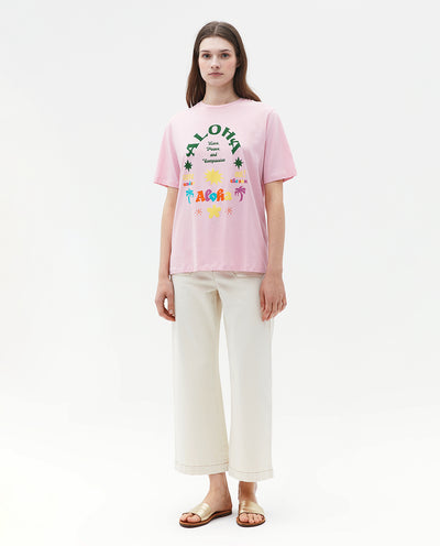 ALOHA PINK T-SHIRT