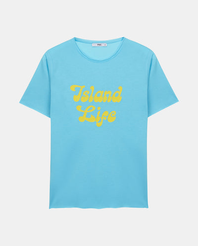 ISLAND LIFE BLUE T-SHIRT