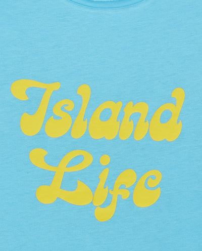 ISLAND LIFE BLUE T-SHIRT